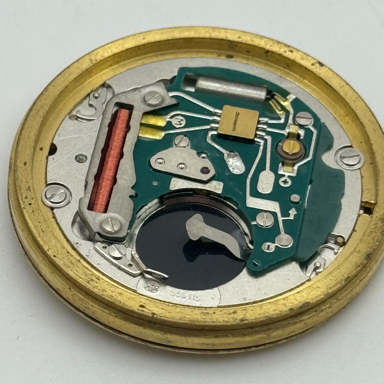 31.5mm Men’s Garrard ETA 555.115 Quartz Watch Movement Vintage UNTESTED PARTS