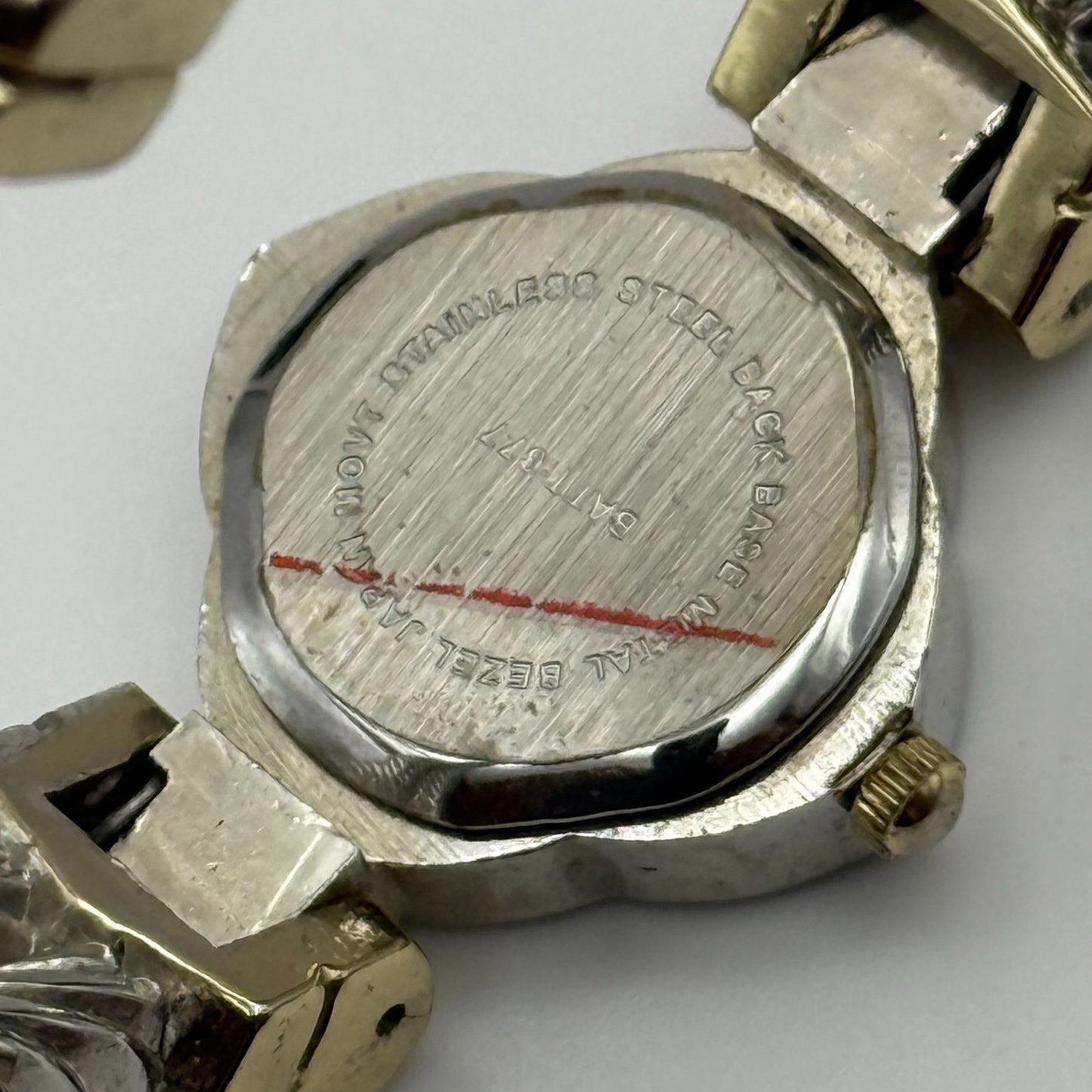 25mm Working Ladies Collezie Jewelled Two Tone Bangle Quartz Watch 5.5 Inches