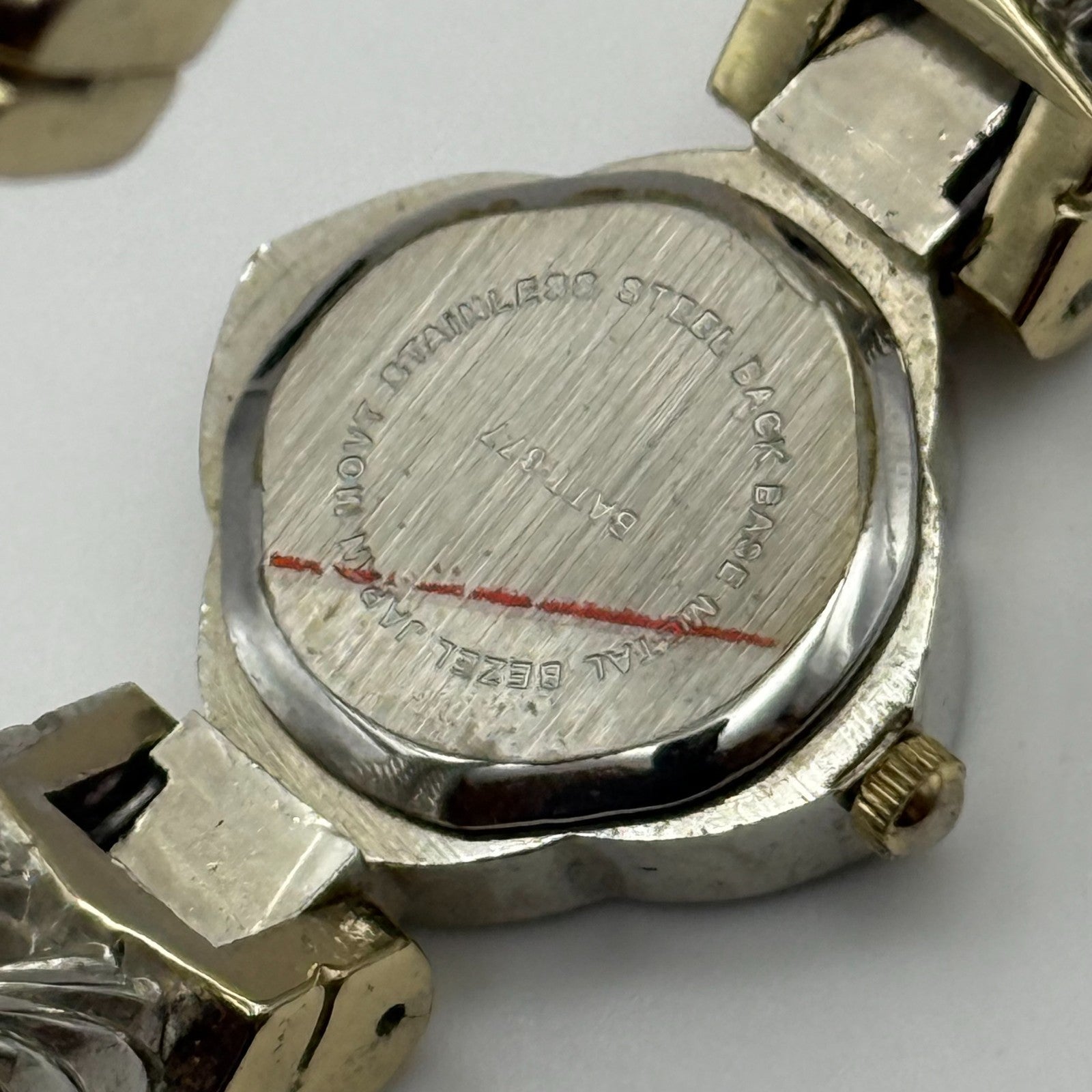 25mm Working Ladies Collezie Jewelled Two Tone Bangle Quartz Watch 5.5 Inches