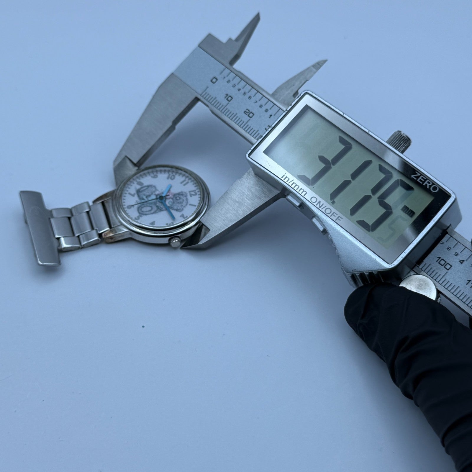 Me to You Quartz Fob Nurse Watch Teddy Bear Dial Working 31mm New Battery