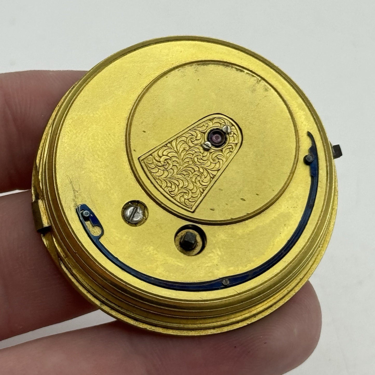 39mm Running Antique High Quality English Fusee Pocket Watch Movement -  RESTORE