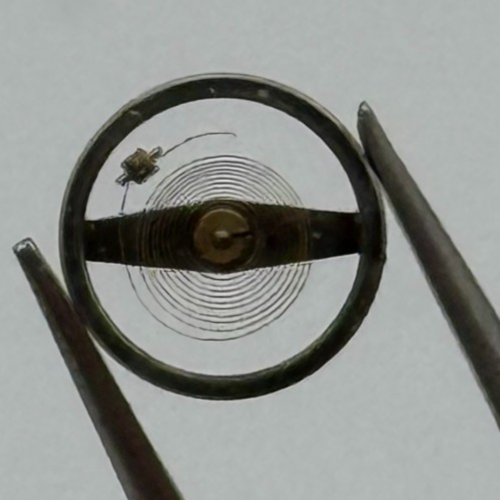 Brac 2051 Balance Wheel Complete And Spring 5 1/2’’’ 60 M Watch Movement Parts