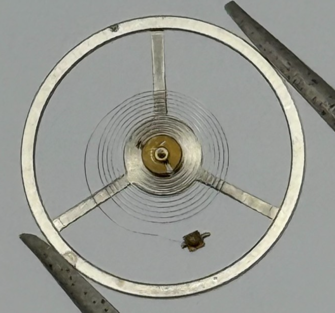 EB 8381 8391-66 Balance Wheel Complete And Spring 10 1/2''' Watch Movement Parts