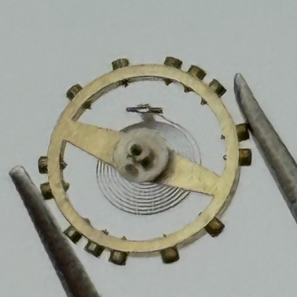 AS 976 1012 Balance Wheel Complete And Spring  29 M Watch Movement Parts NOS