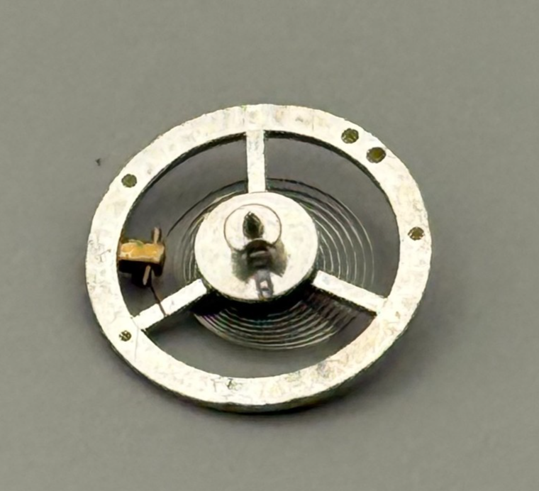 BRAC 180 Balance Wheel Complete And Spring 12’’’ PL Watch Movement Parts NOS