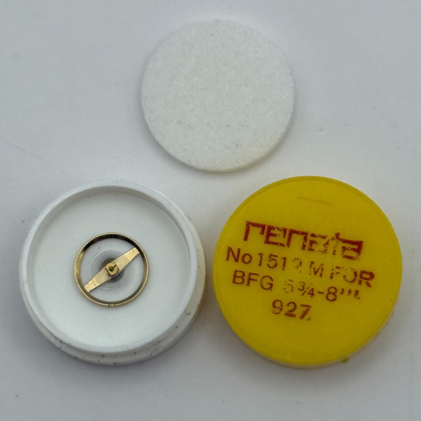 BFG 927 Balance Wheel Complete And Spring 6¾-8’’’ 1512 M Watch Movement Parts 