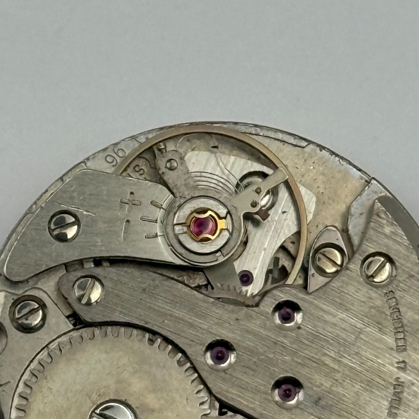 FHF ST 96 Watch Movement Avia Manual Wind Vintage Swiss Parts Repair 25.9mm