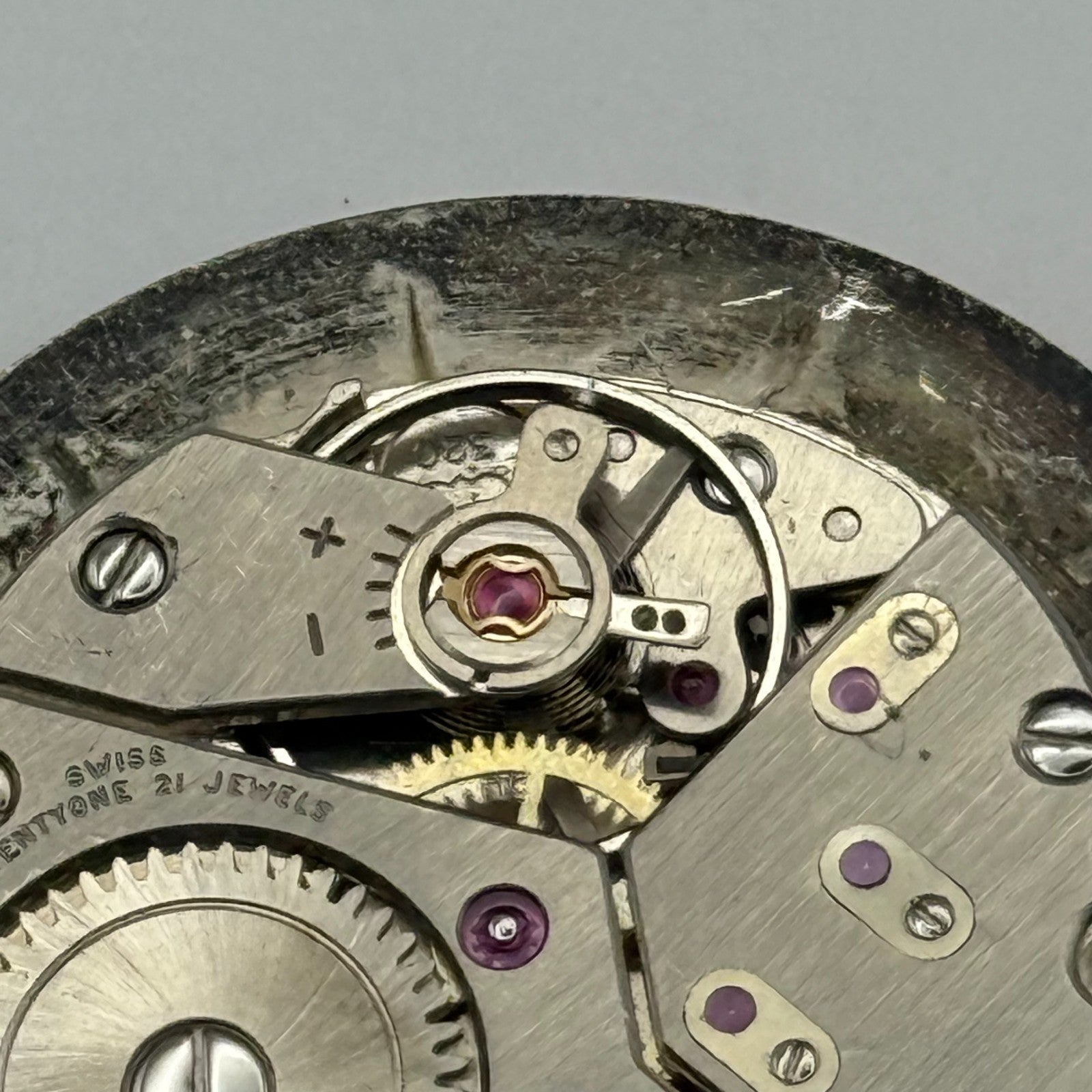 Peseux P 320 Talis Watch Movement Manual Wind Vintage Swiss Parts Repair 23.5mm