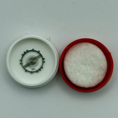 AS 415 Balance Wheel Complete And Spring 9 3/4''' 19 Watch Movement Parts NOS