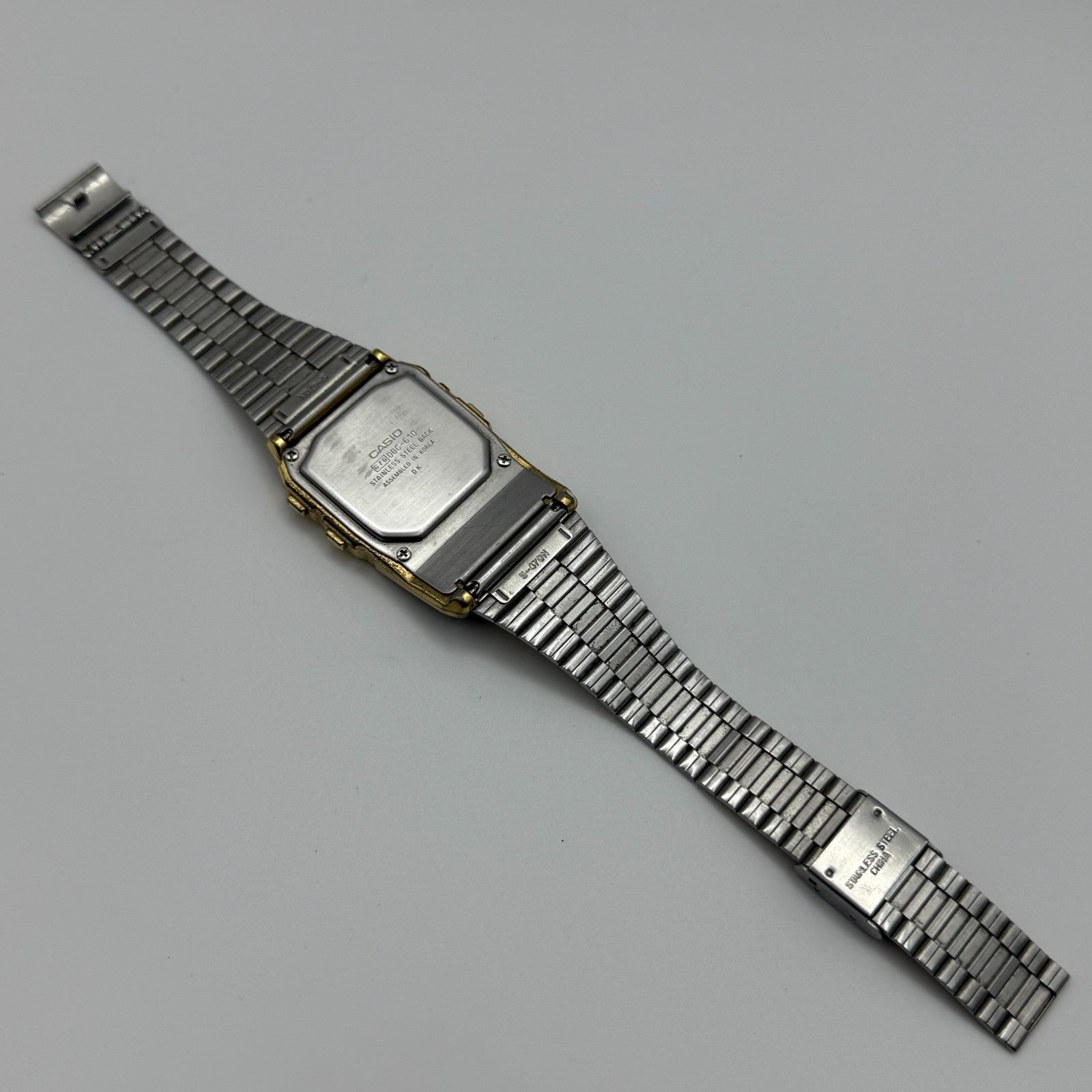 Casio Quartz Watch DBC-610 Data Bank Telememo Vintage 33mm Working Digital