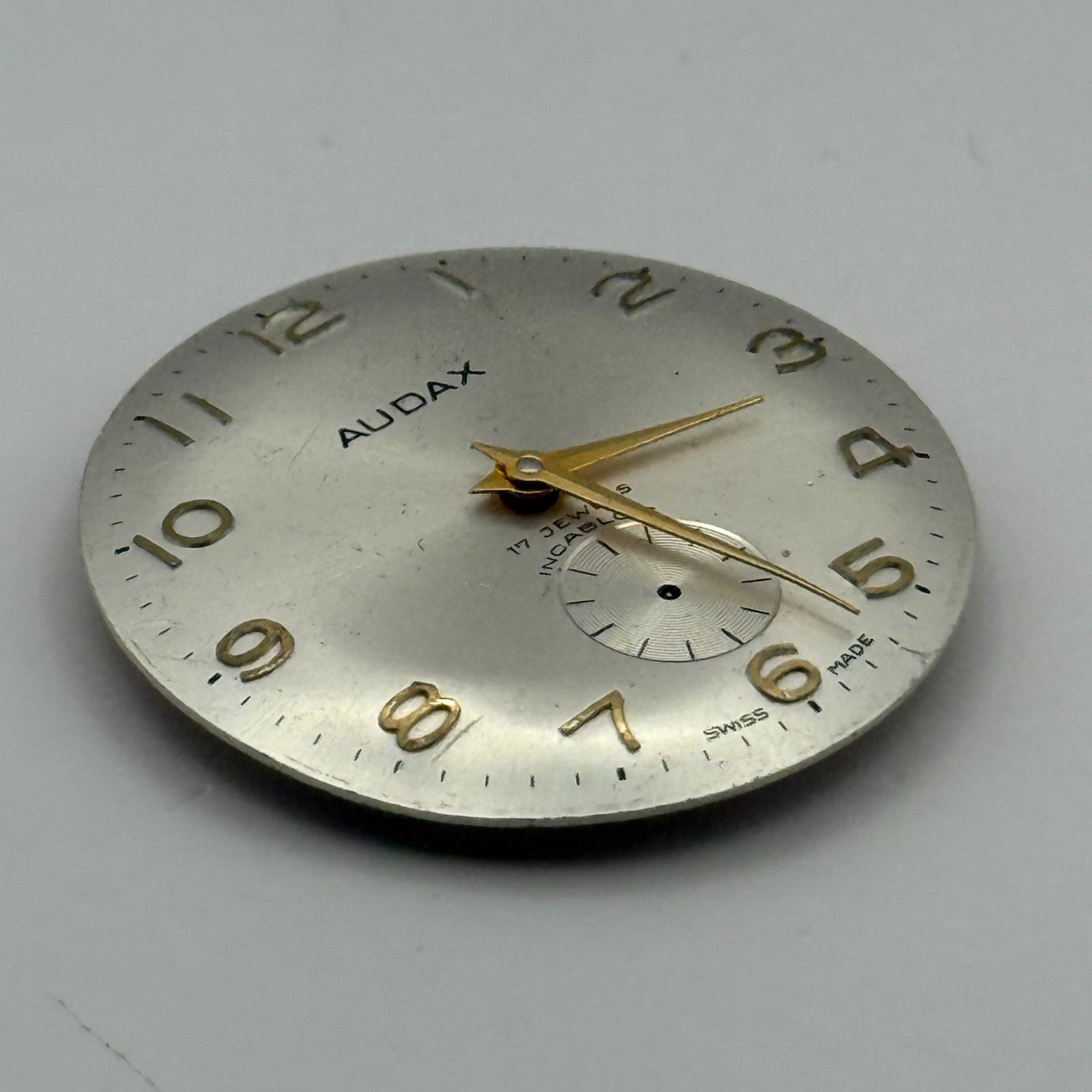 Peseux 7040 Watch Movement Audax Manual Wind Vintage Swiss Parts Repair 23.5mm