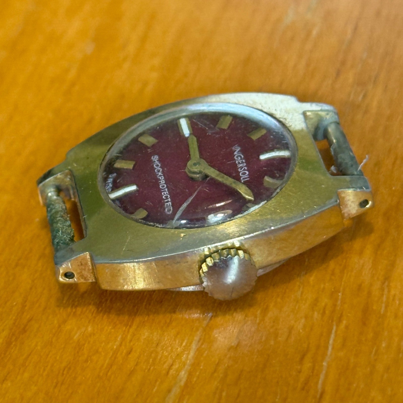 21mm Vintage Ingersoll Amida 562 Swiss 1 Jewel Manual Wind Watch PARTS / REPAIR