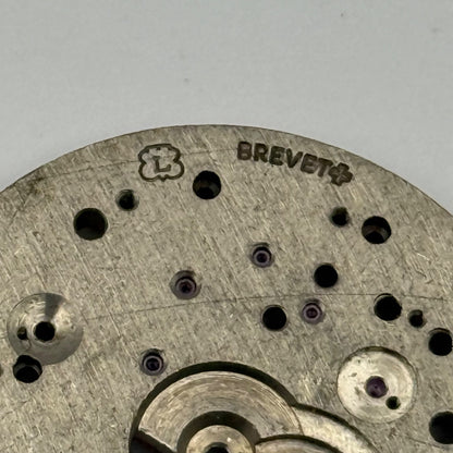 Landeron Brevet Main Plate Watch Movement Chronograph Vintage Swiss Parts 31.5mm