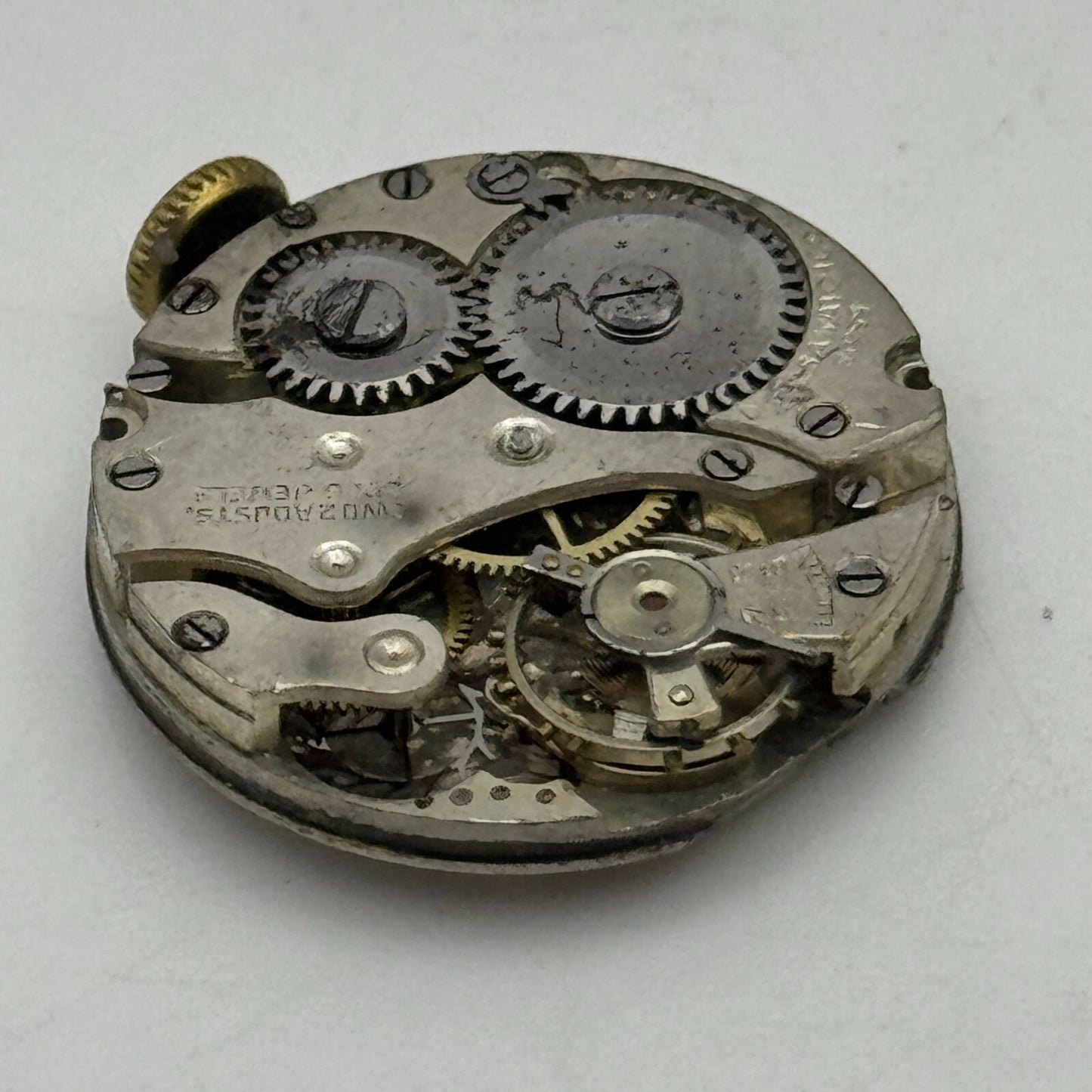23.7mm Dwelsa Watch Co AS 340 A Schild Manual Wind Swiss Watch Movement PARTS