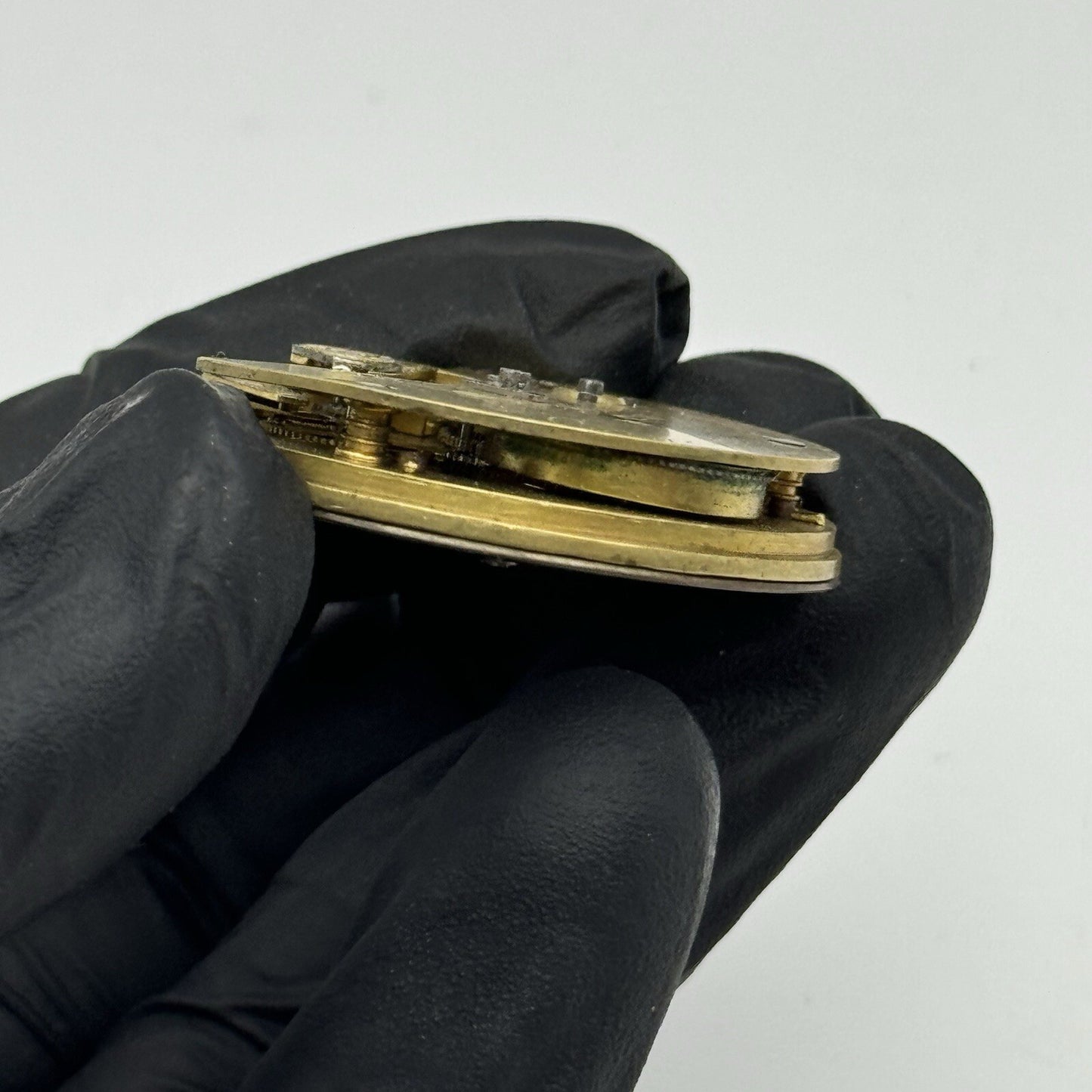 38.3mm Owen Liverpool Quality Fusee Pocket Watch Movement FOR PARTS Restore
