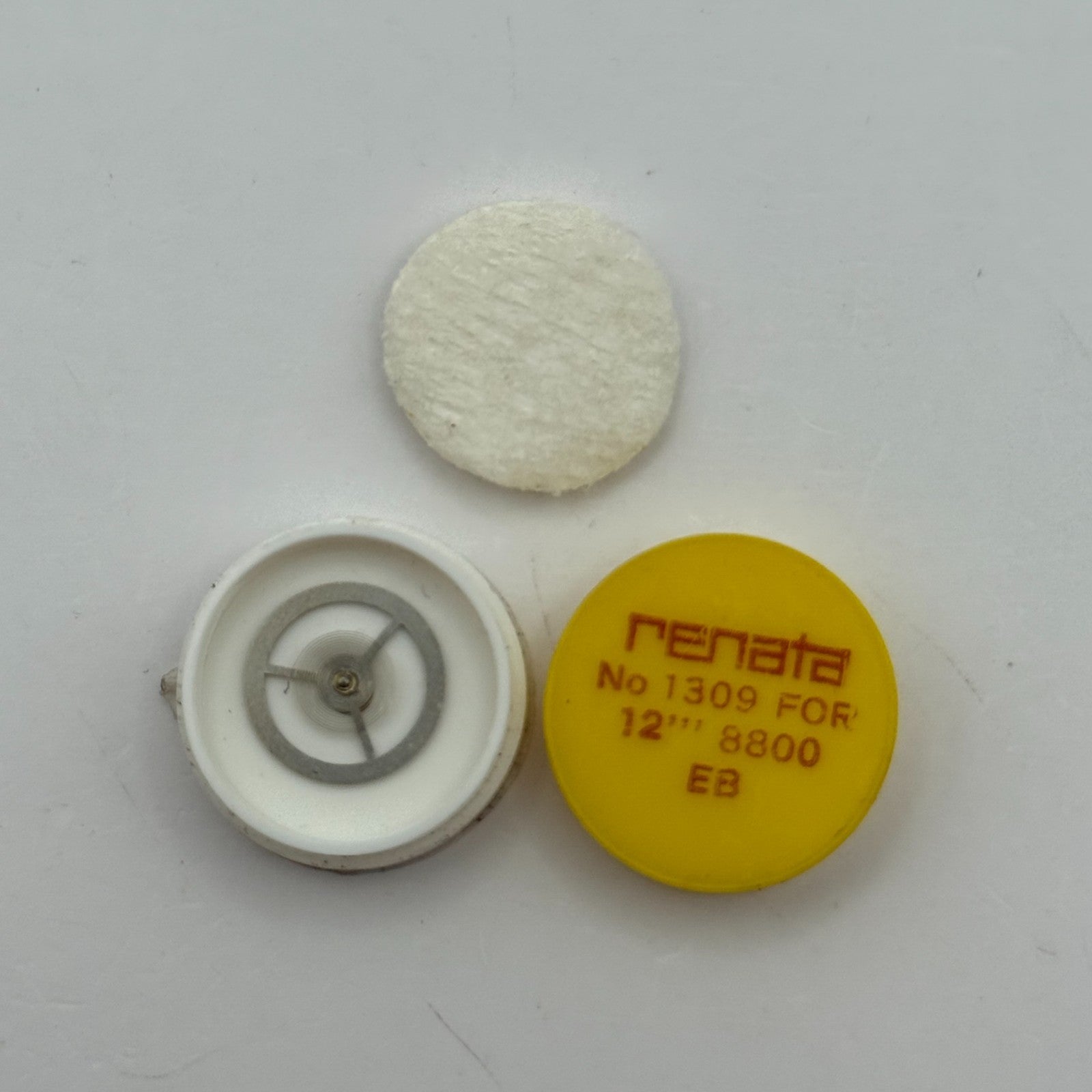 EB 8800 Balance Wheel Complete And Spring 12’’’ 1309 Watch Movement Parts NOS