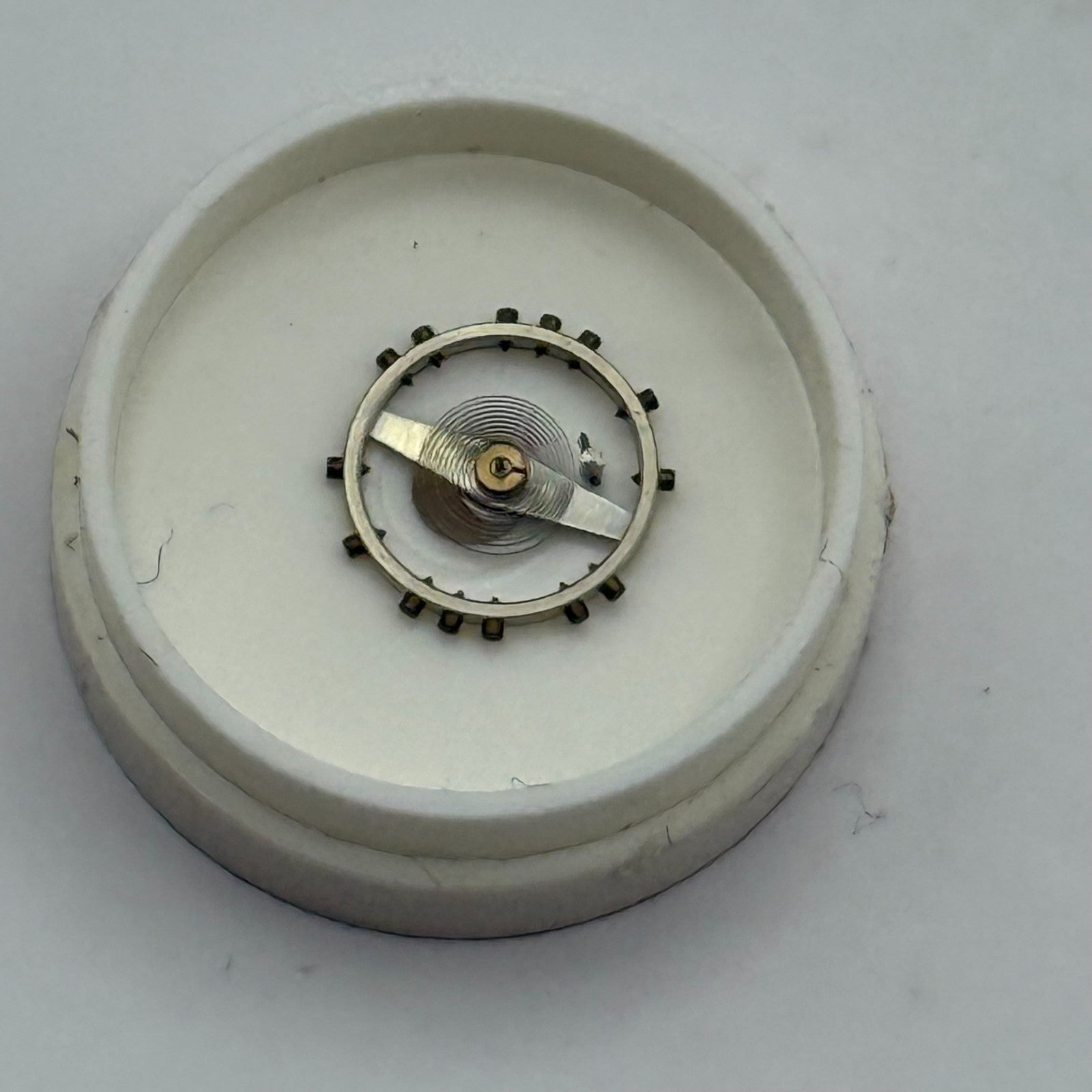 Felsa 1580 Balance Wheel Complete And Spring 6 3/4’’’ 379 Watch Movement Parts 