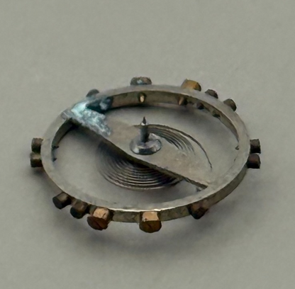 AS 984 Balance Wheel Complete And Spring  10½’’’ 30 M Watch Movement Parts NOS