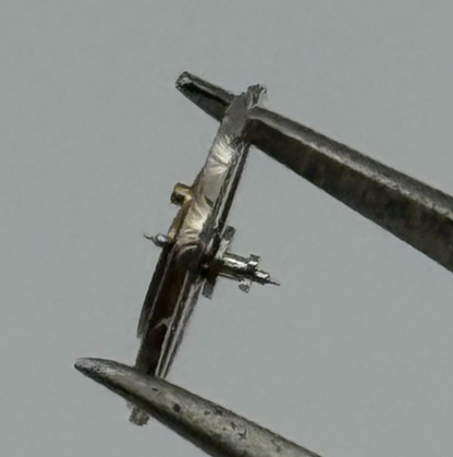 Lanco 576 Balance Wheel Complete And Spring  5’’’ PL Watch Movement Parts NOS