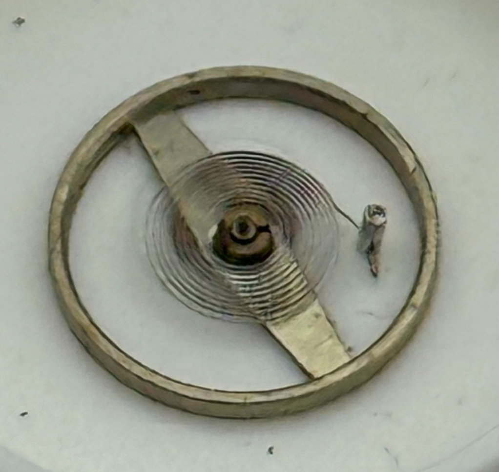 FHF 60 Balance Wheel Complete And Spring 6¾–8’’’ 200 M Watch Movement Parts NOS