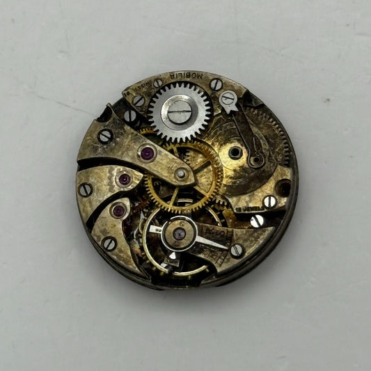 22.4mm Vintage FHF Patent 51482 Swiss Manual Wind Watch Movement PARTS REPAIR