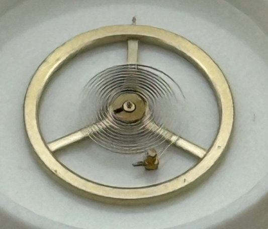 Ebosa 65 Balance Wheel Complete And Spring 12 1/2''' 942 Watch Movement Parts 