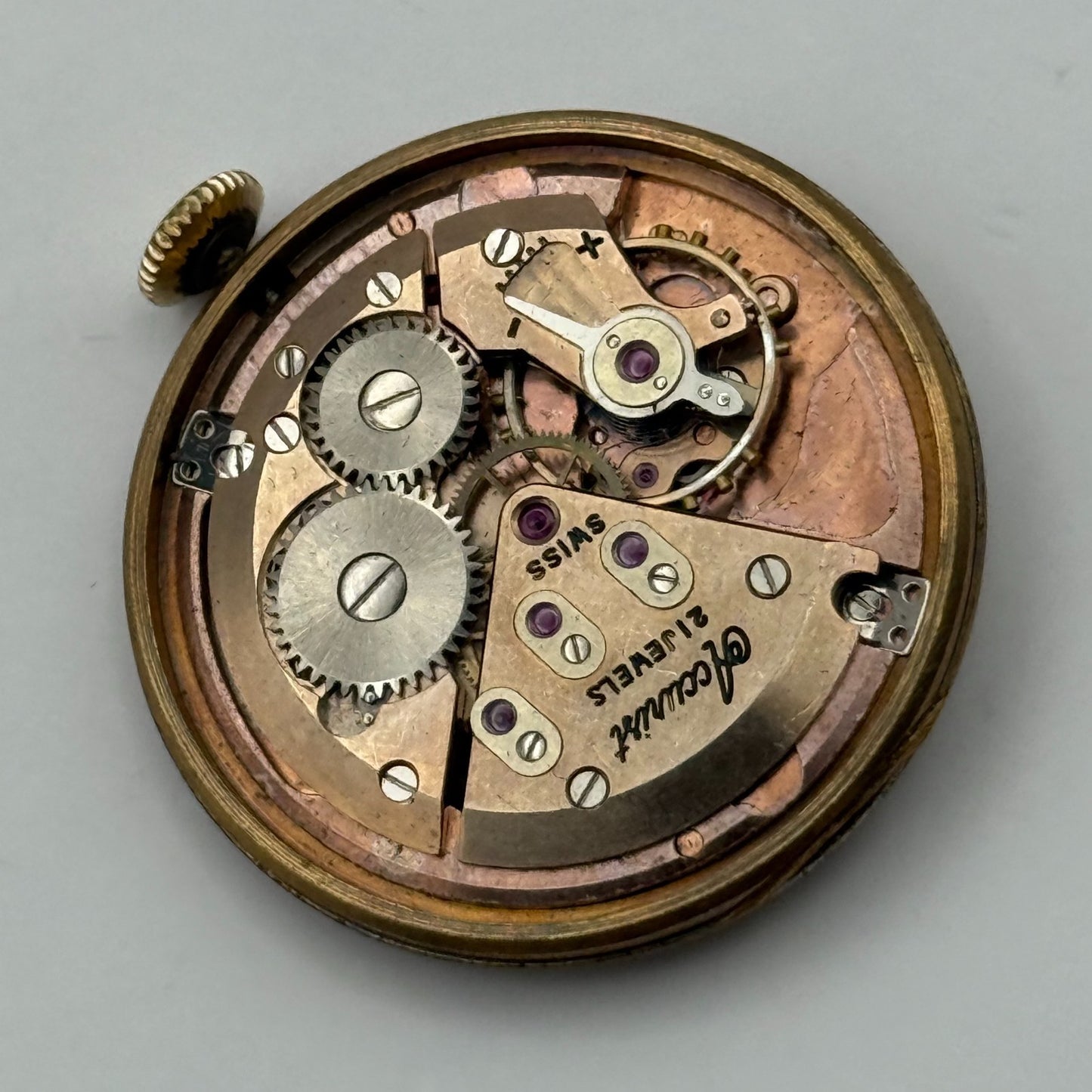 ETA 2409 Watch Movement Accurist Manual Wind Vintage Swiss Parts Repair 29.4mm