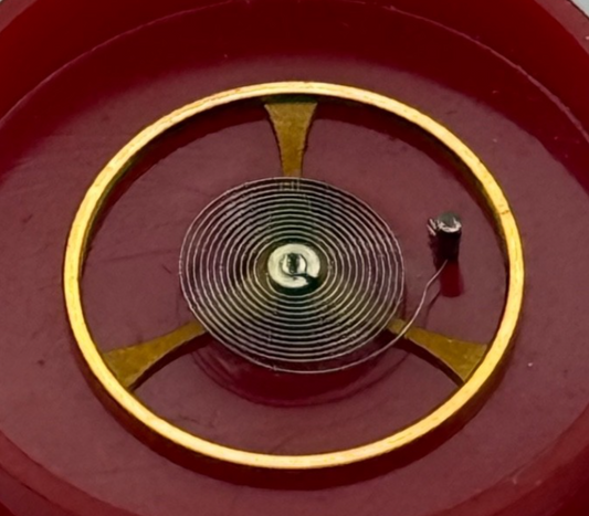 AS 1649 Balance Wheel Complete And Spring 11 1/2''' Inca Watch Movement Parts 