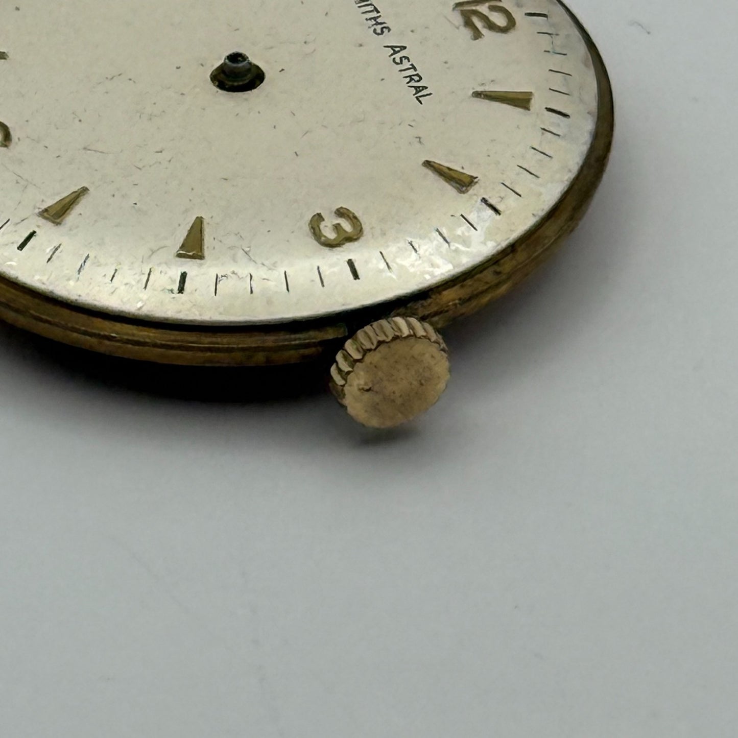 Smiths Astral 60466E Hacking Watch Movement Running Manual Wind Parts 31.3mm