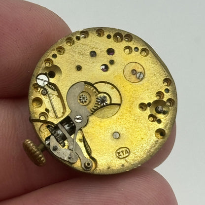 23.6mm Audax W.J.H. ETA 15 Jewels Balance Ok Manual Wind Watch Movement PARTS
