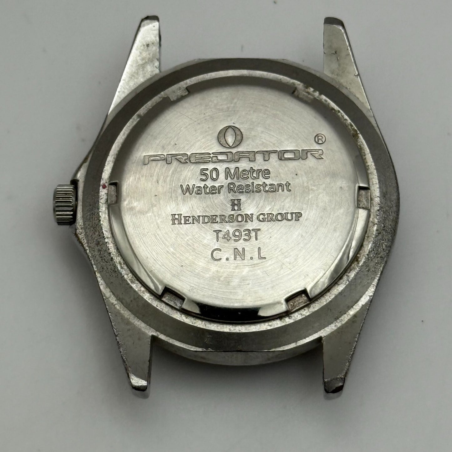 34mm Working Men's Predator Tachymeter 50M Blue Black Divers Quartz Watch Head