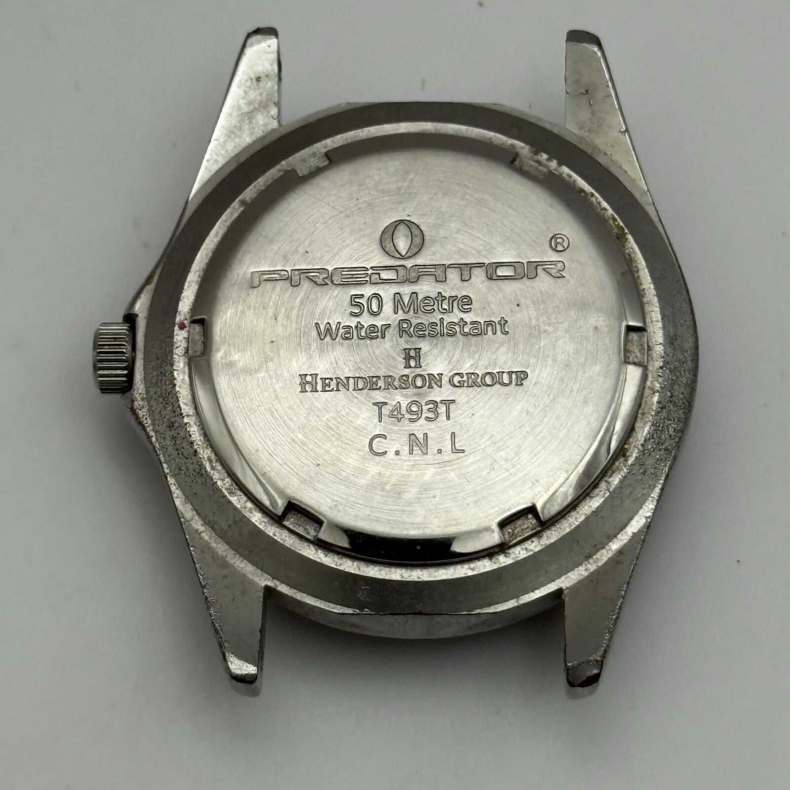 34mm Working Men's Predator Tachymeter 50M Blue Black Divers Quartz Watch Head