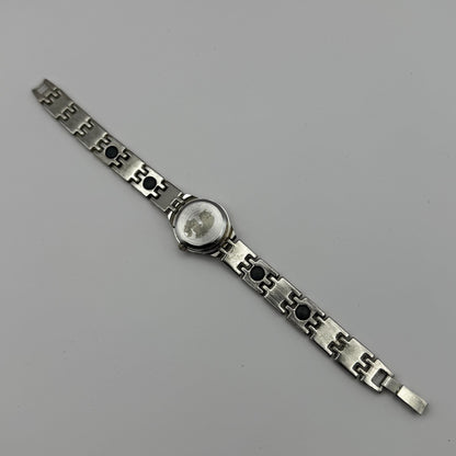 Clementine L. Ladies Quartz Watch MOP Dial Two Tone Bracelet Working 22mn