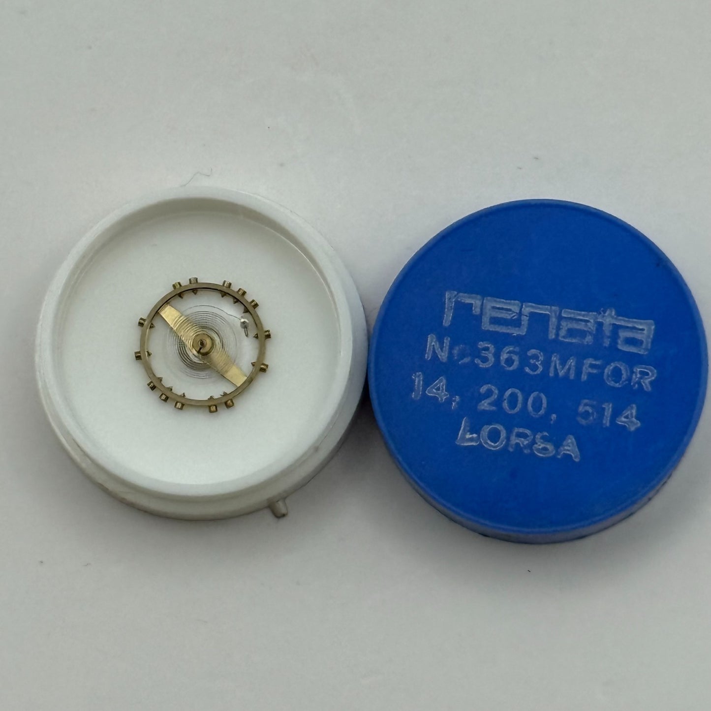 Lorsa 14, 200, 514 Balance Wheel Complete And Spring 363 M Watch Movement Parts 