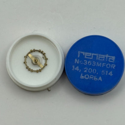 Lorsa 14, 200, 514 Balance Wheel Complete And Spring 363 M Watch Movement Parts 