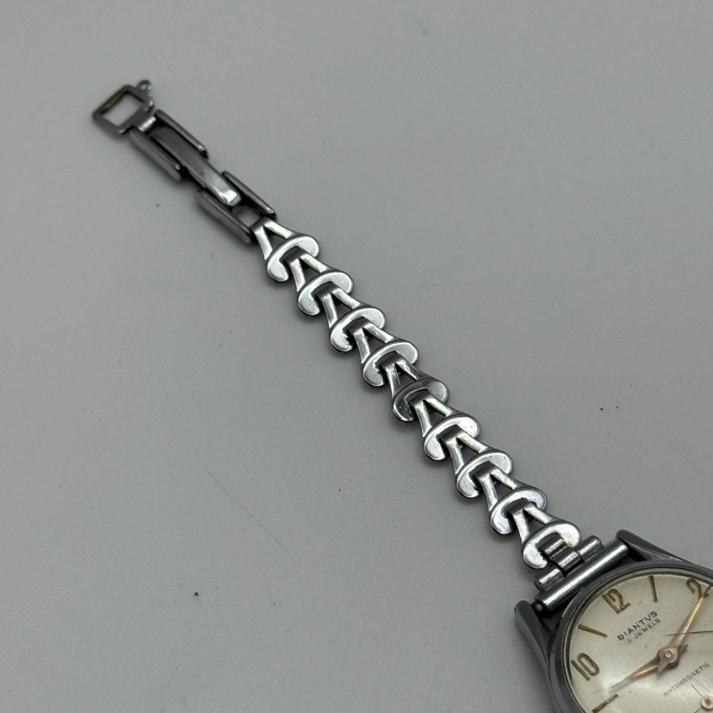 21mm Vintage Diantus 15 Jewels Sub Seconds Swiss Manual Wind Watch PARTS REPAIR