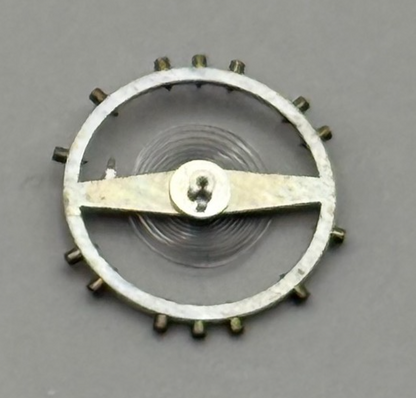Peseux 320 330 Balance Wheel Complete And Spring 454 M Watch Movement Parts NOS
