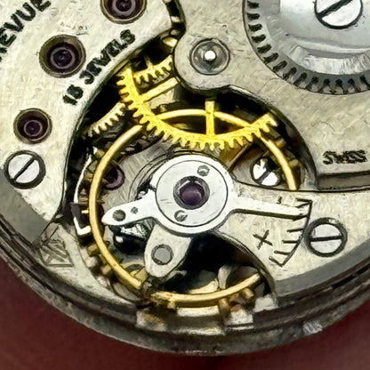 19.7mm Vintage Vertex Revue 78 Swiss Manual Wind Watch Movement PARTS REPAIR