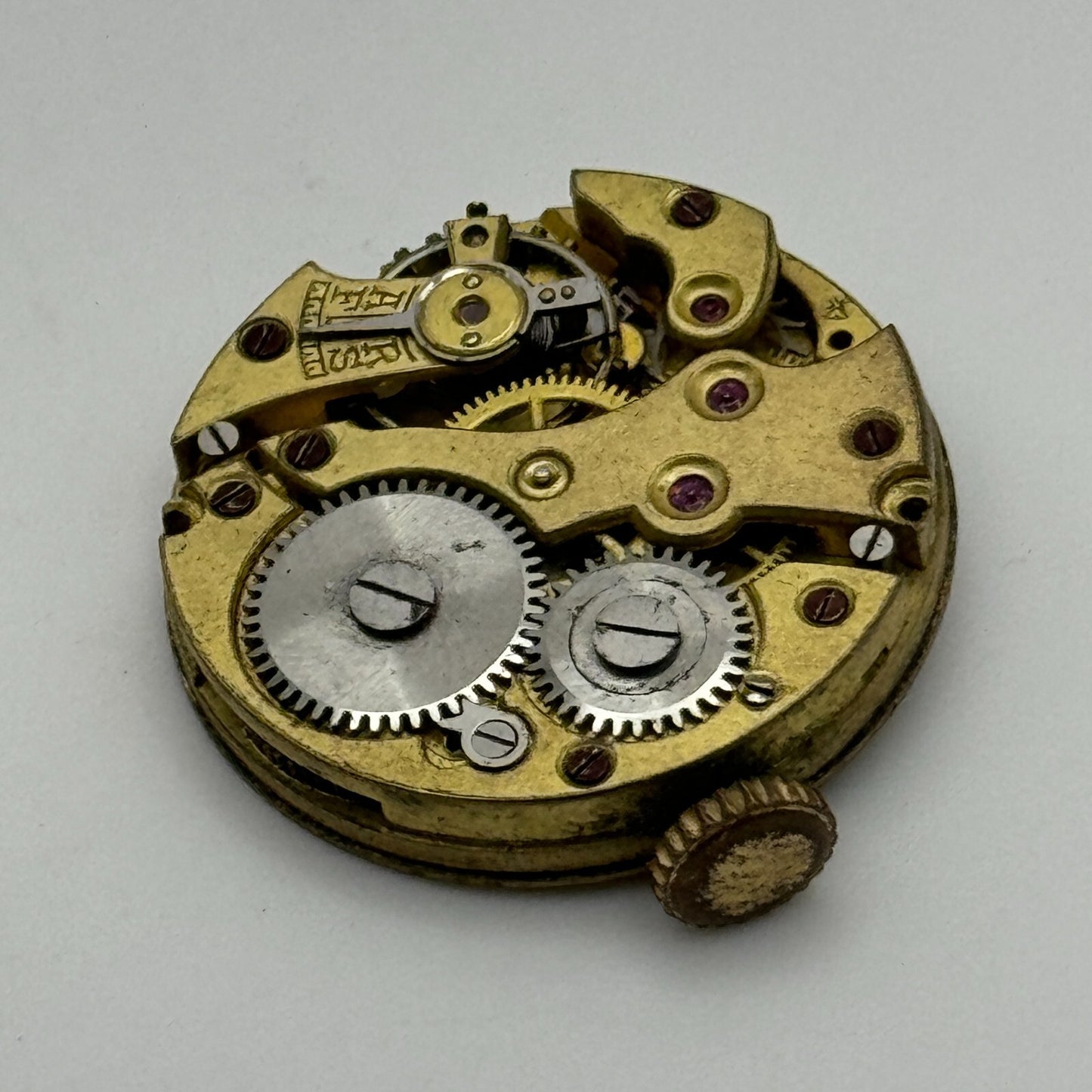 23.6mm Rare FHF Trench Watch Movement Manual Wind Swiss Vintage PARTS SPARES