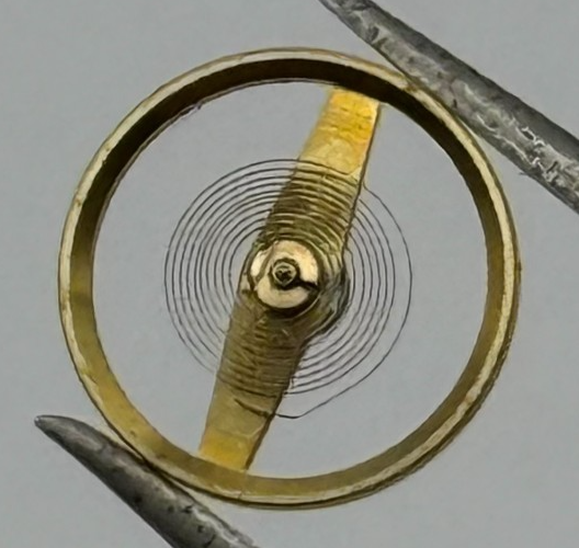 BFG 927 Balance Wheel Complete And Spring 6 3/4-8''' Watch Movement Parts 