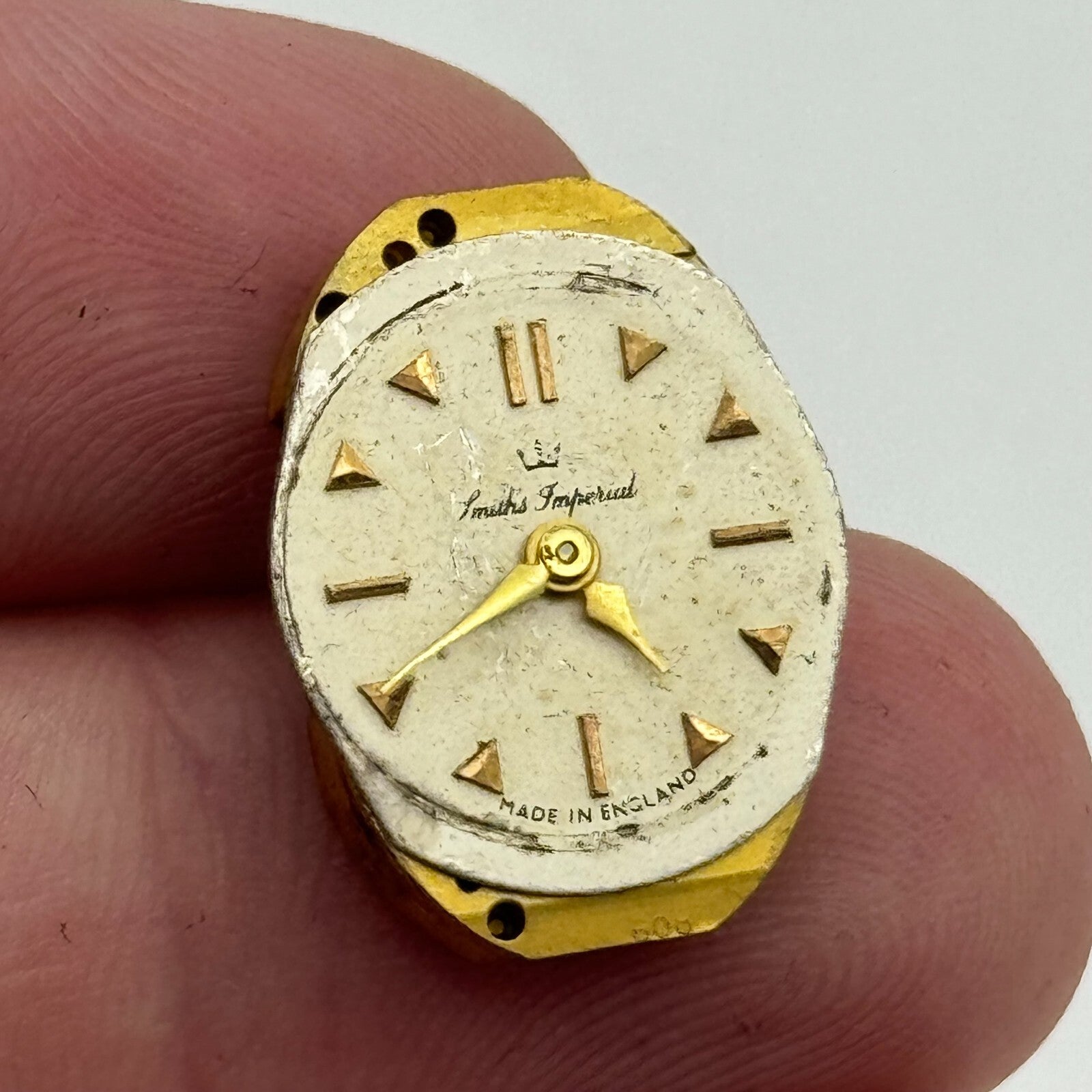 12.7mm Ladies Smiths Imperial Manual Wind Watch Movement Vintage England PARTS