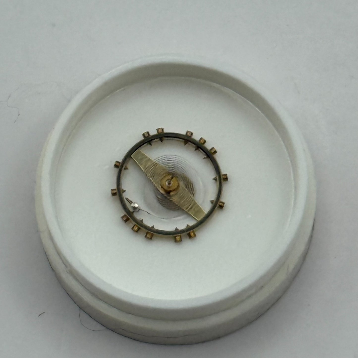 Lorsa 14, 200, 514 Balance Wheel Complete And Spring 363 M Watch Movement Parts 