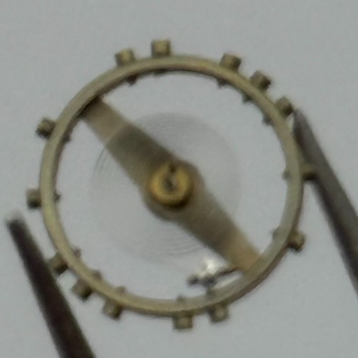 AS 970 Balance Wheel Complete And Spring 8 3/4''' 27 Watch Movement Parts NOS