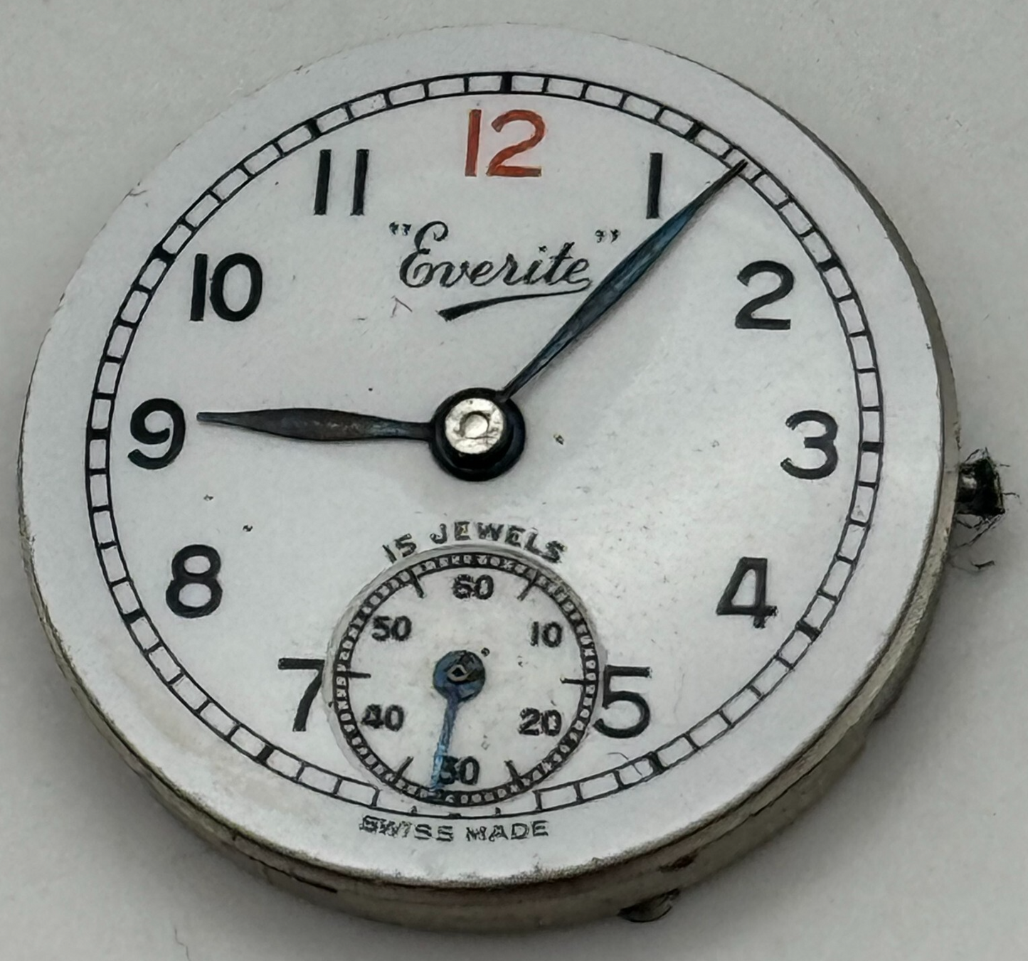 22mm Everite Record 170 Sub Seconds Manual Wind Trench Watch Movement PARTS