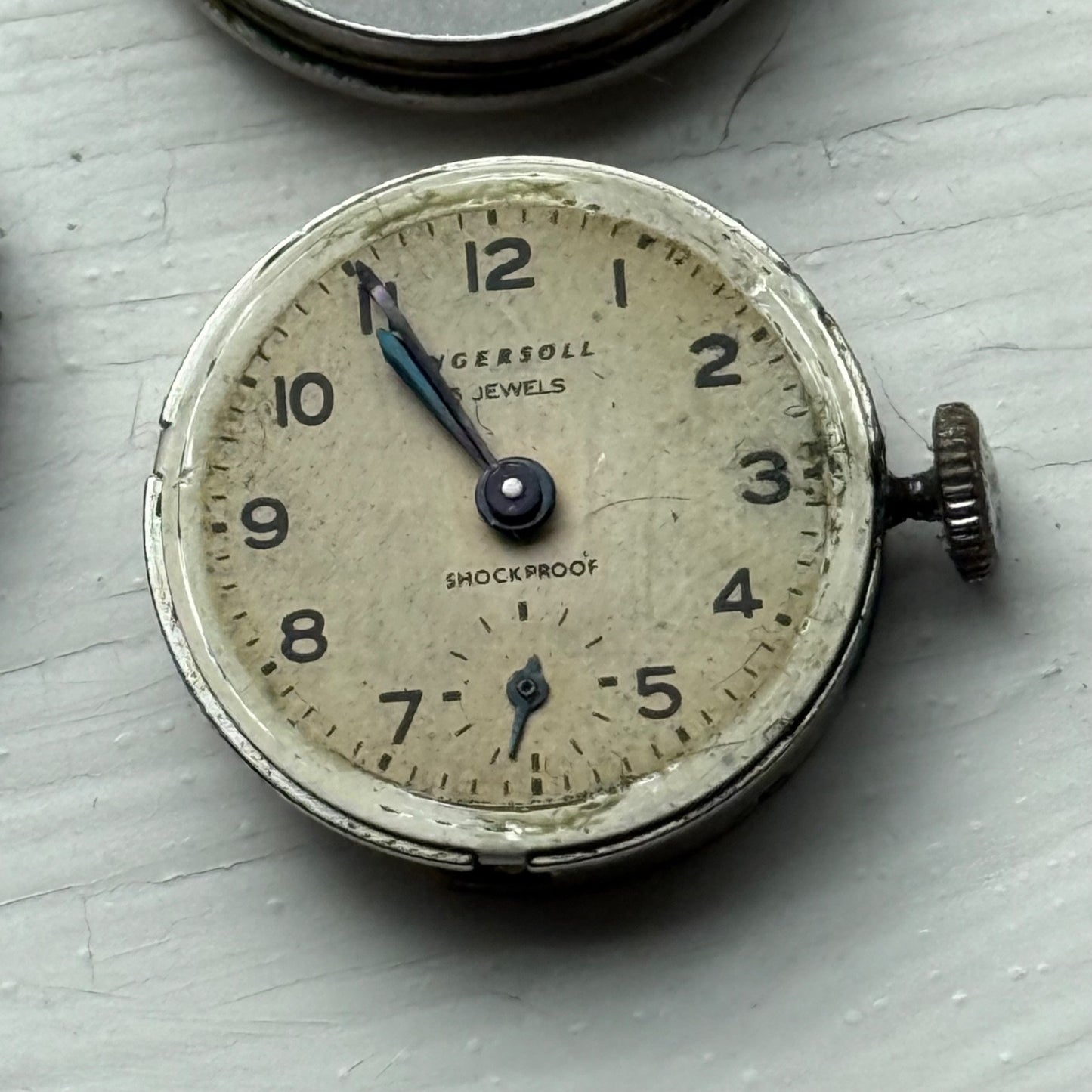 22mm Running Vintage Ingersoll Cal 60 Shockproof Manual Wind Watch PARTS REPAIR