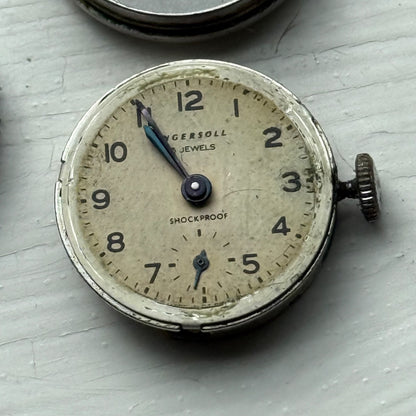 22mm Running Vintage Ingersoll Cal 60 Shockproof Manual Wind Watch PARTS REPAIR