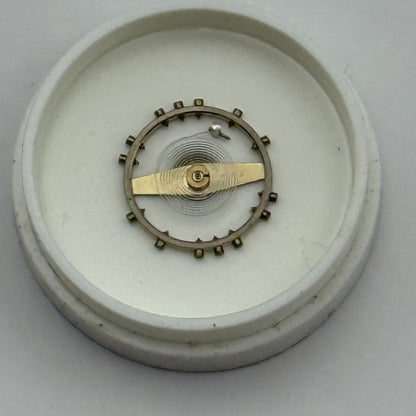 AV 41 Balance Wheel Complete And Spring 5¼’’’ 55 M Watch Movement Parts NOS