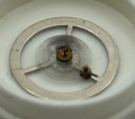 EB 8800 Balance Wheel Complete And Spring 12’’’ 1309 Watch Movement Parts NOS