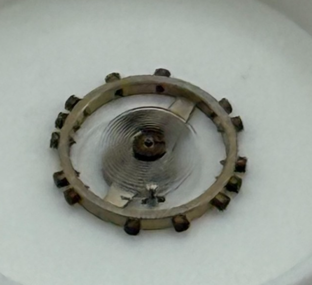 AS 976 1012 Balance Wheel Complete And Spring Inca 532 M Watch Movement Parts