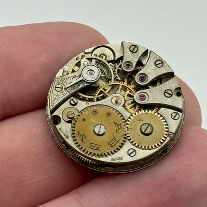 25.2mm Interesting Abby Trench Watch Movement Manual Wind Swiss Vintage PARTS